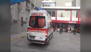 Beni böyle çekmesinler diyerek ambulanstan inmedi