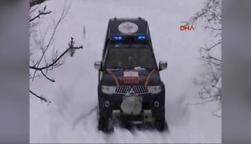 Diyaliz hastasına arazi aracıyla ulaşıldı