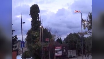 Şile'de şiddetli rüzgar etkili oluyor