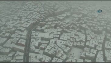 Bembeyaz İstanbul 261 metreden böyle görünüyor