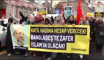 Molla'nın idamı protesto edildi