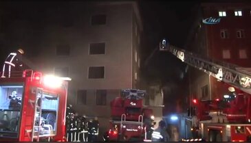 İstanbul'da korkutan yangın