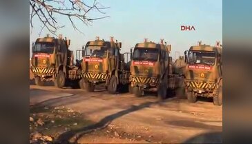Suriye sınırında tank sevkiyatı