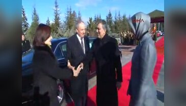 Moldova Cumhurbaşkanı Timofti Çankaya Köşkü'nde