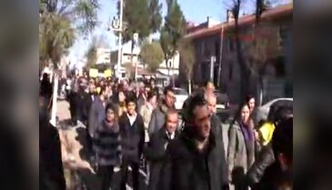KESK üyelerinden protesto eylemi