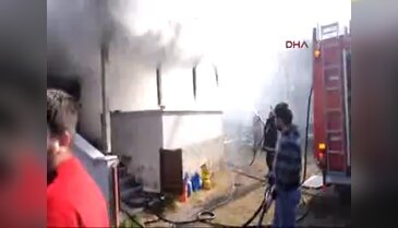 Evde patlayan televizyon yangın çıkarttı