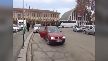 Demiryolu hattında çökme