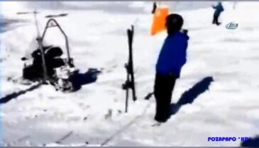 Merkel de kayak yaparken yaralandı