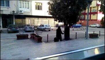 Kadına şiddet kamerada!