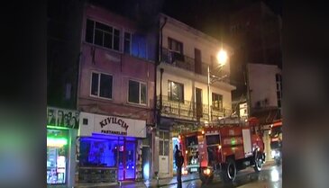 Bursa'da masaj salonunda korkutan yangın