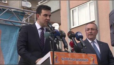 Nilüfer'de AK Parti'den miting gibi açılış -3