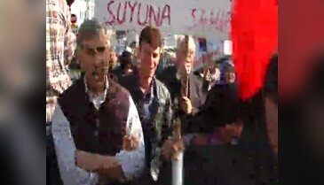 Başköylü kadınlardan valilik önünde temiz su eylemi