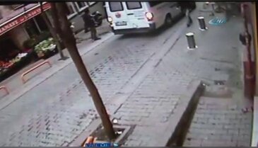 Taksim'deki patlama anı kamerada