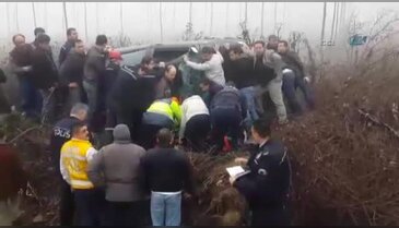Yaralı sürücüyü böyle çıkardılar