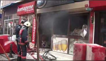 Türkü barda çıkan yangın korkuttu