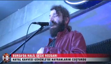 Bursa'ya gelen Halil Sezai'den telefon isyanı