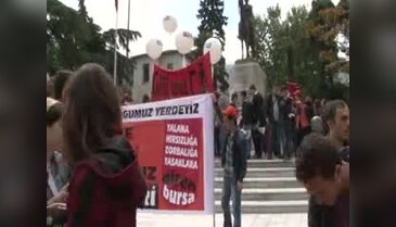 Heykel'de Taksim protestosu