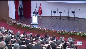 Erdoğan programı terk etti