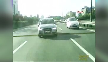 Makas kazası kamerada