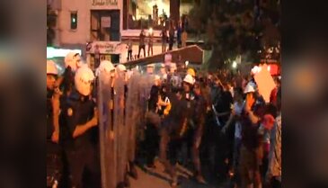 Bursa'da Soma faciasını protesto eyleminde gerginlik!-1