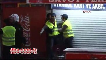 Polisten polise müdahale!