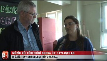 Müzik kültürlerini Bursa ile paylaştılar
