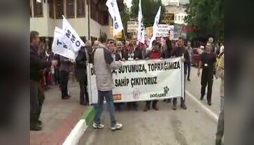Başköy köylülerinden protesto