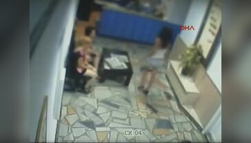 Kadına polis dayağının görüntüleri yayınlandı