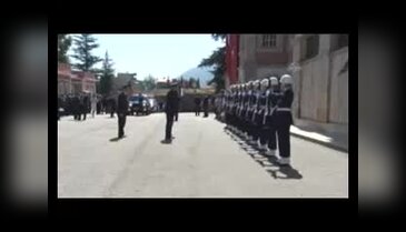 Bursa'da askeri lisede mezuniyet  töreni