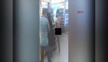 Benzin istasyonuna böyle gitti