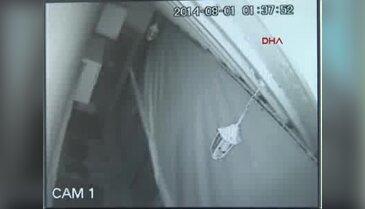 Hijyenik hırsız kameraya yakalandı