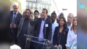 Paris'te IŞİD protestosu