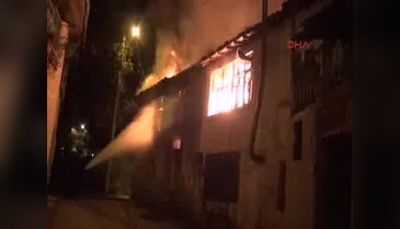 Osmangazi'de korkutan yangın
