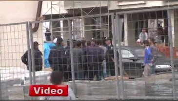 İnşaatçıların kalaslı kavgasına biber gazlı müdahale