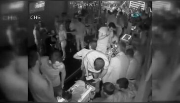 Barda böyle çatıştılar