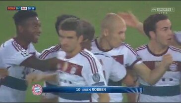 Roma: 1 Bayern Münih: 7 (Group E Şampiyonlar ligi maç özeti izle) 21.10.2014