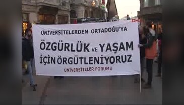 YÖK karşıtı eylem