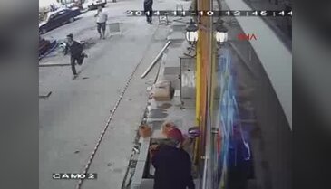 Bir adımla kurtuldu!