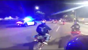Helikopterli, polisli çete kovalaması
