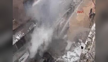 Bursa'da doğalgaz borusu patladı