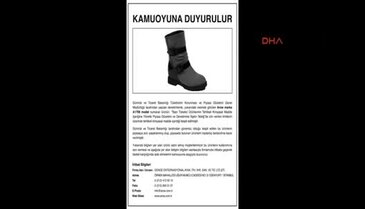 O ayakkabılar toplatılıyor