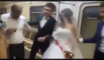 Gelin ve damat düğünlerine geç kalınca...