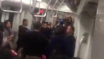Metroda çıkan çete savaşı