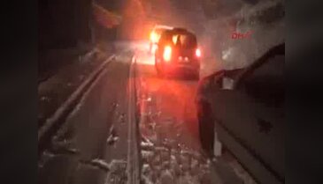 Uludağ yolu kapandı!