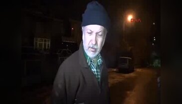 TIR villanın bahçesine girdi