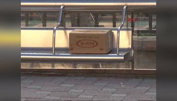 Otobüs durağında şüpheli koli alarmı