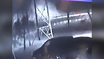 Bursa'da can alan vincin düşme anı kamerada