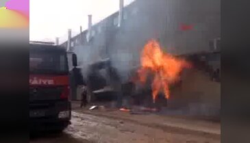 İnegöl'de 3 fabrikada yangın