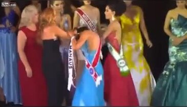 Güzellik yarışmasında 2. olunca olanlar oldu...