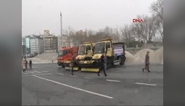 İstanbul'da kar ani başladı